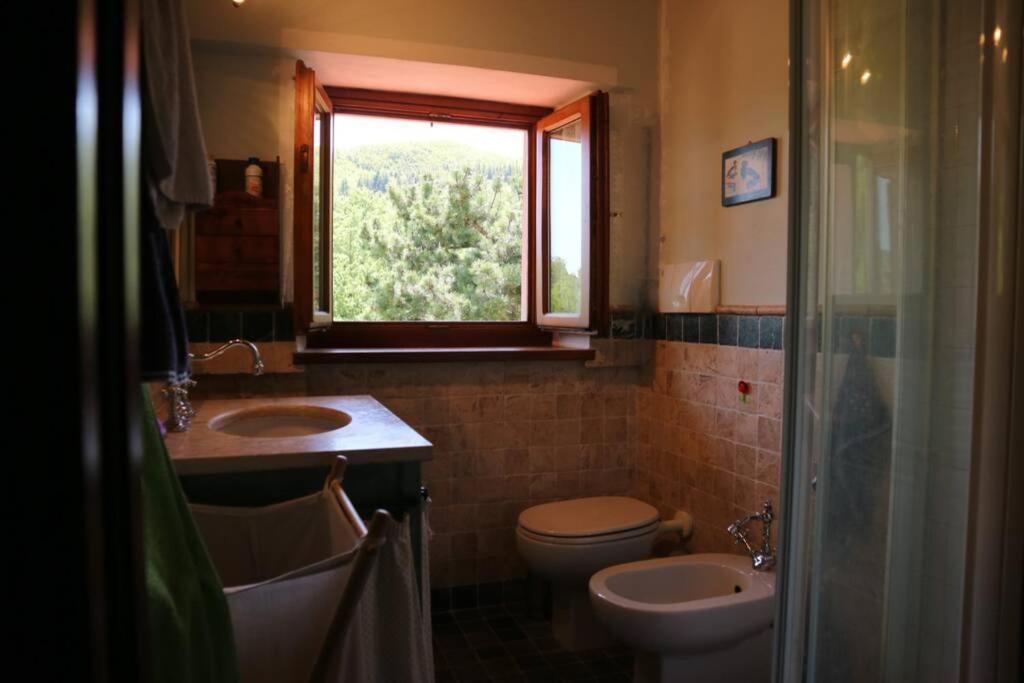 La Sala Vecchia - Lovely Tuscan Holiday House Badia Prataglia, Casentino Valley Chiusi della Verna Eksteriør bilde